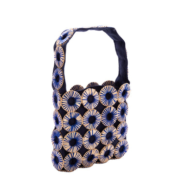 Blue Chainmail Mini Tote Bag