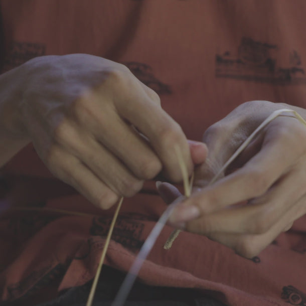 Each fan is handwoven by our skilled artisans